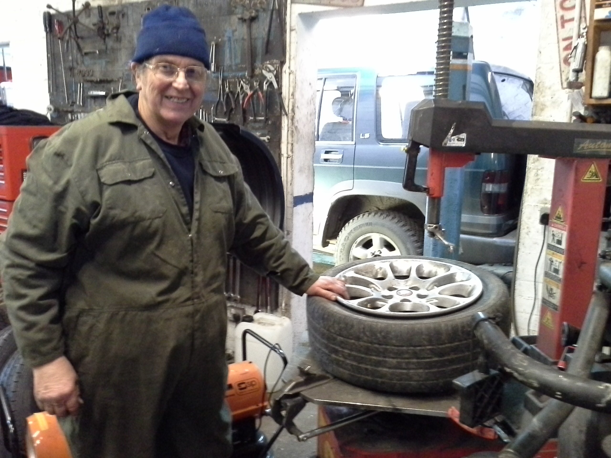 You can't keep Allan Turner out of the workshop !